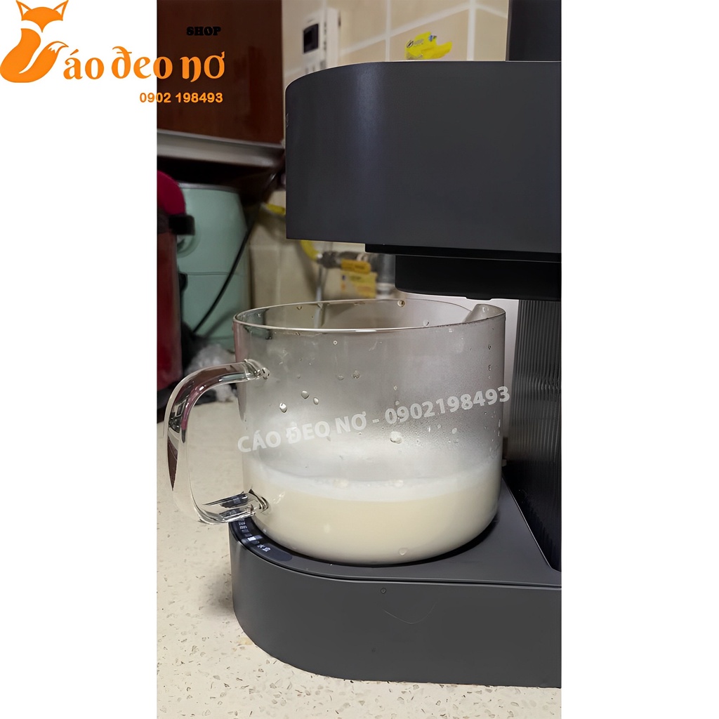 MÁY SỮA HẠT TỰ VỆ SINH CAO CẤP JOYOUNG K350- Cáo đeo nơ bảo hành 12 tháng