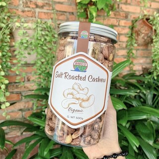 Hạt Điều Rang Muối Có Vỏ Lụa - 500g