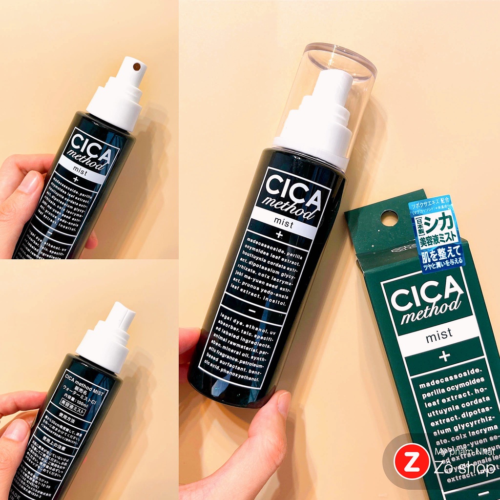 Xịt Khoáng Kiêm Toner Cica Method Phục Hồi Da Mỏng Yếu Treatement, Làm Dịu, Cấp Ẩm 100ml