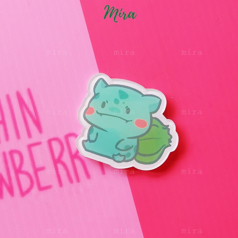 Ghim Cài Pokemon, Pikachu, Huy Hiệu Acrylic, Pin Cài Áo, Trâm Balo Đi Học Cực Cute MIRA-GC00578