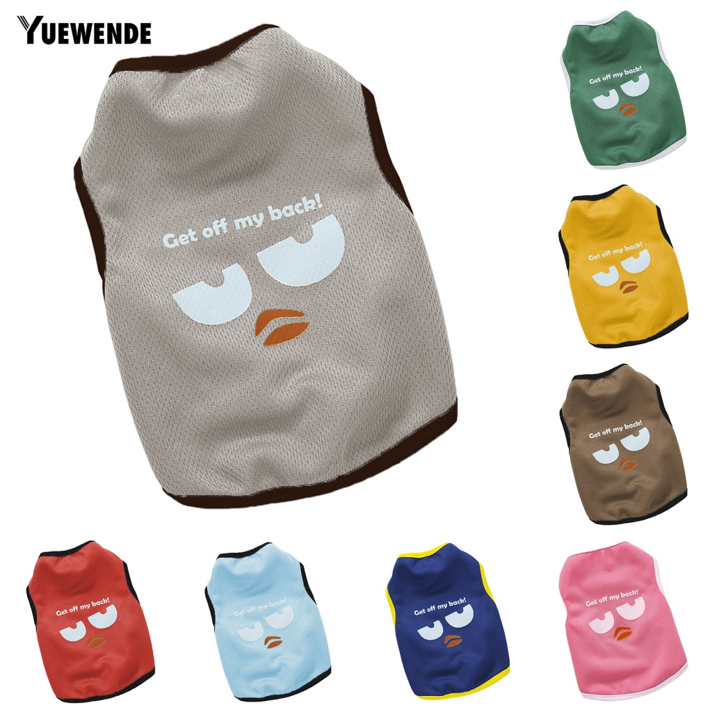 Áo Thun Mỏng Không Tay Thời Trang Cho Thú Cưng