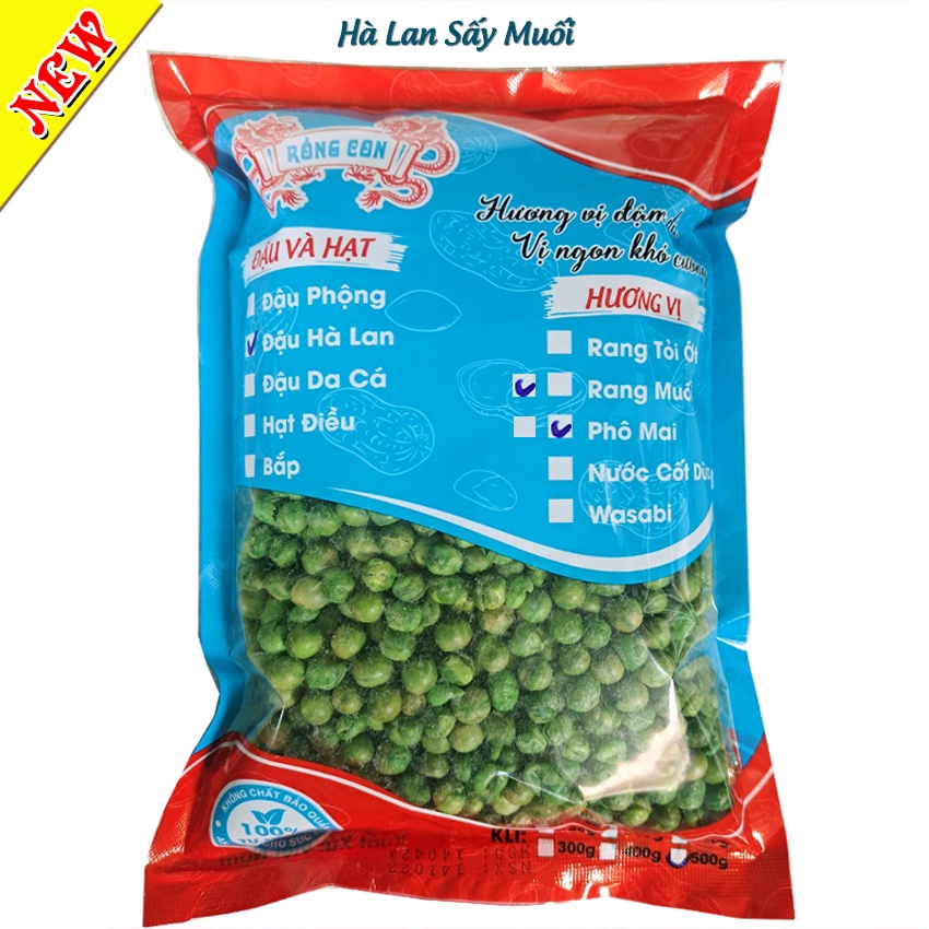 1 Kg Đậu Hà Lan Sấy Muối Thương Hiệu Rồng Con
