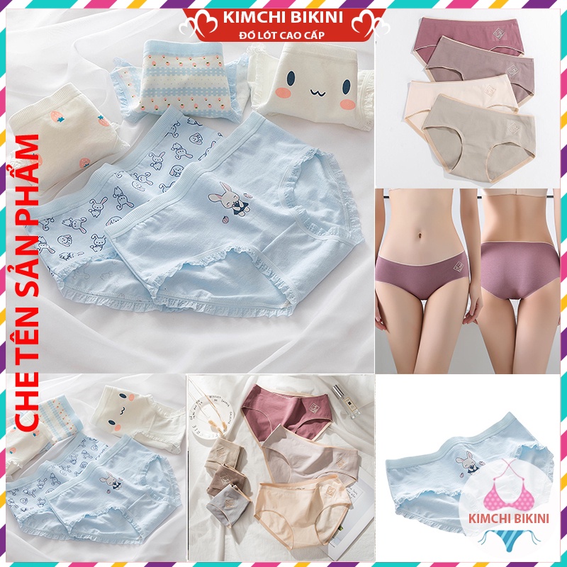 Quần Nót Cotton Nữ Hoạ Tiết Dễ Thương Cute BST Thu Đông KIMCHIBIKINI quần nhỏ cạp thấp mẫu mã đa dạng với nhiều màu sắc