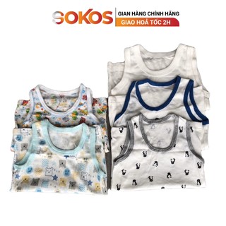 Set 5 Áo Ba Lỗ Cho Bé Trai 1-7 Tuổi Xuất Nhật