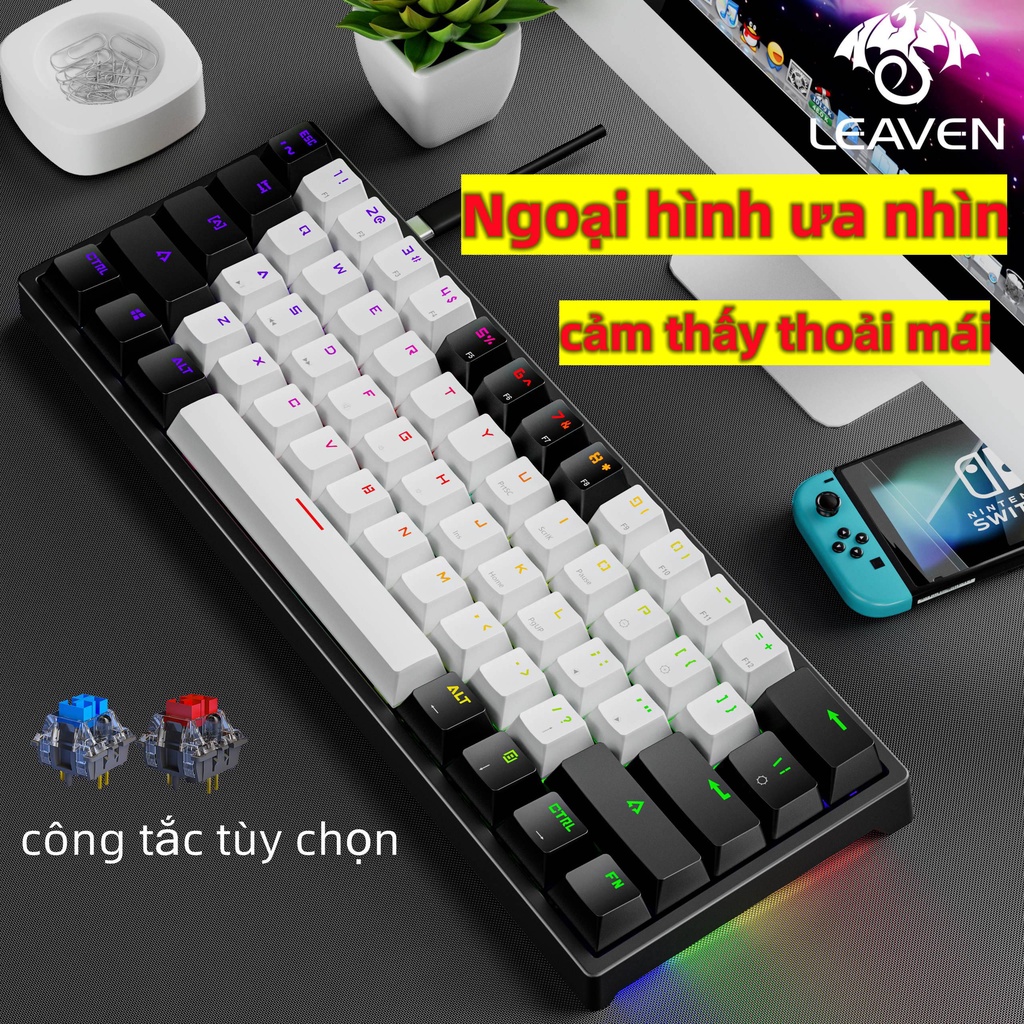 Bàn phím cơ K620 LED light RGB color Bàn phím chơi game giá rẻ