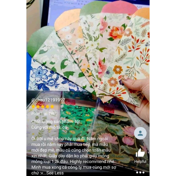 Phong bao lì xì Tết - “An Yên”- 78 mẫu đa dạng siêu đẹp