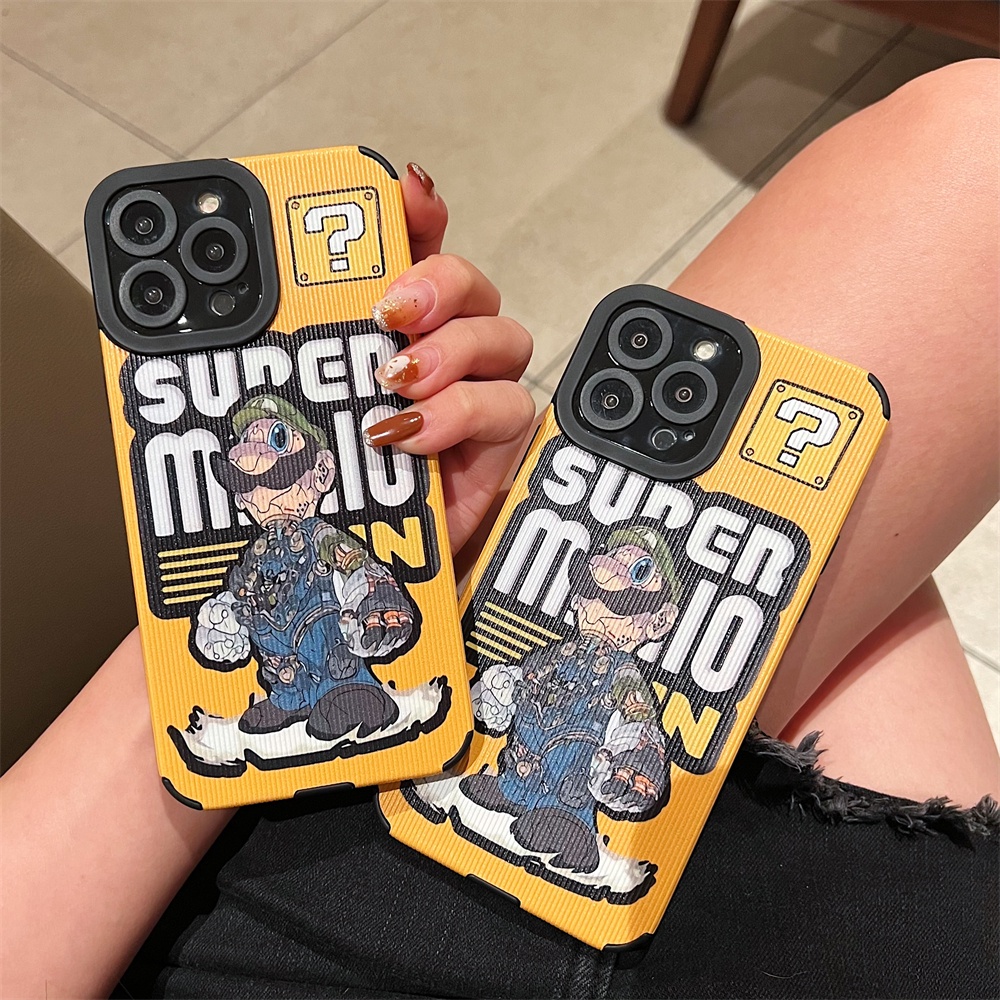 Ốp Điện Thoại Mềm In Hình Mario Cho iPhone 14 Pro Max 13 12 11 Pro 14 Plus 7Plus X Xs Max XR