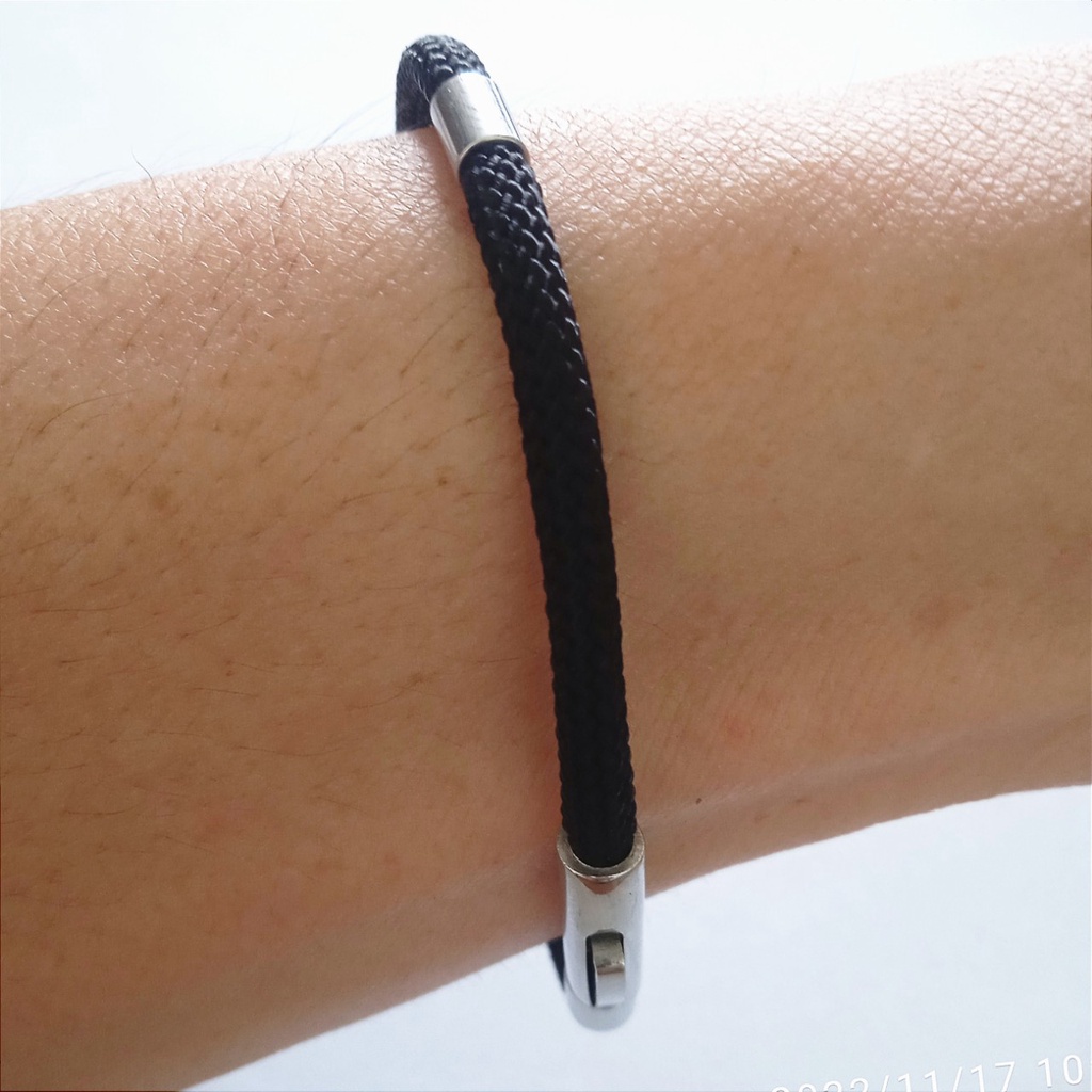 Vòng cổ dây dù thái Unisex khóa Titan Không Rỉ dây Thái 3mmx45cm-50cm-55cm-60cm-vòng tay 3mm 17cm19cm20cm