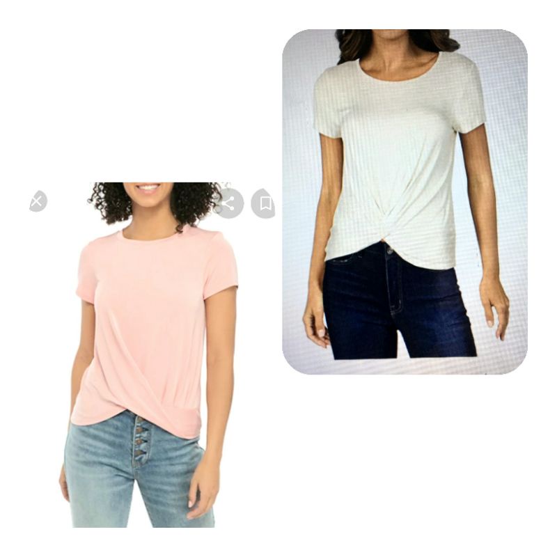 (Size S-XL) Áo cotton mịn mát xuất dư