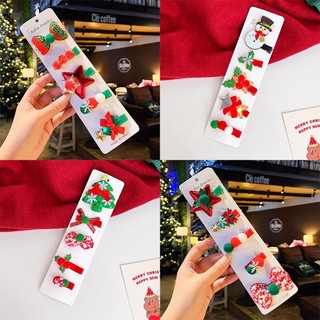 Kẹp tóc Noel, Set 5 kẹp tóc Giáng sinh NOEL