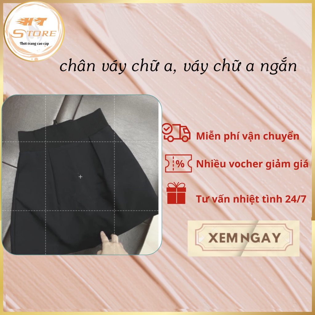 chân váy chữ a, váy chữ a ngắn, chân váy ngắn, váy chữ a, chân váy chữ a đen, có thể mặc đi làm đi học được nha