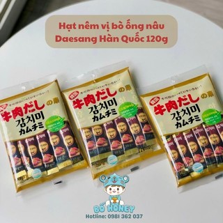 Hạt nêm vị bò ống nâu daesang hàn quốc 120g bố honey