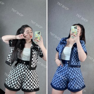 Set sơ mi đùi ziczac tnt shop bigsize 60kg 90kg