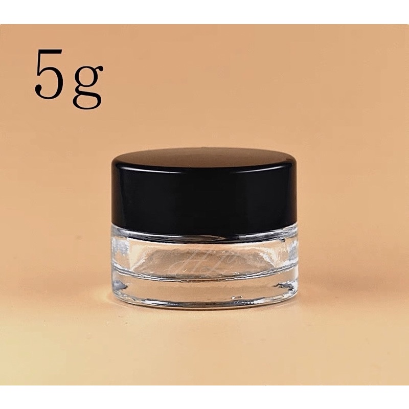 Hũ chiết mỹ phẩm thuỷ tinh 5g (Có nắp chống tràn) - Phan Dũng