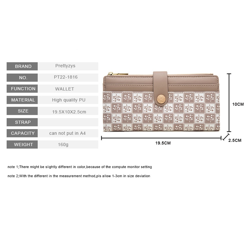 Ví Da PU Dài Thời Trang Xinh Xắn Dành Cho Nữ