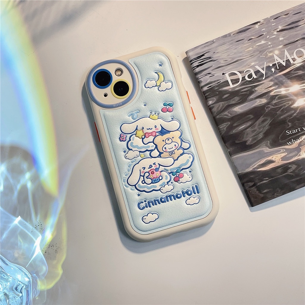 Ốp Điện Thoại Da Viền tpu Dẻo In Họa Tiết Hoạt Hình Góc Tròn Cho iphone 15 pro max 14 pro max 13 pro max 12 pro max