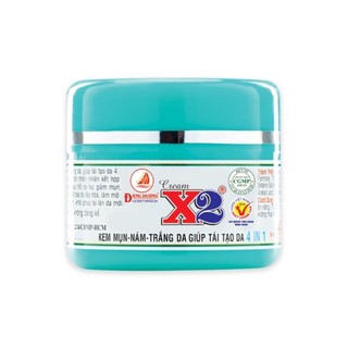 Kem x2 trần mụn nám trắng da tái tạo hủ 10g