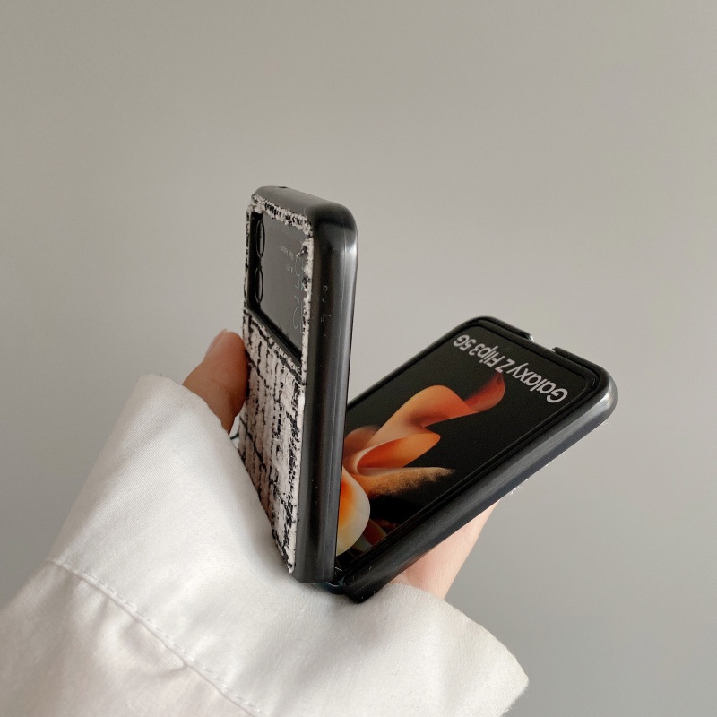 Ốp Điện Thoại Nắp Gập Bằng Vải In Hình Mickey Thời Trang Chống Rơi Cho Samsung Galaxy Z Flip 3 4