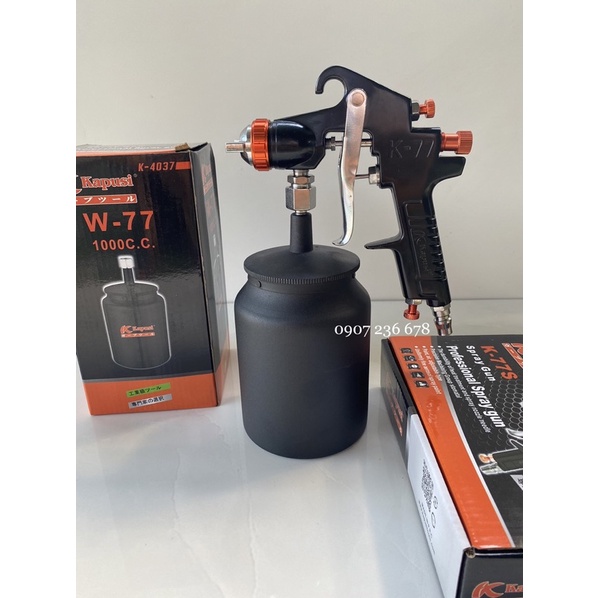 Súng phun sơn Kapusi K77 , súng phun sơn cầm tay mini