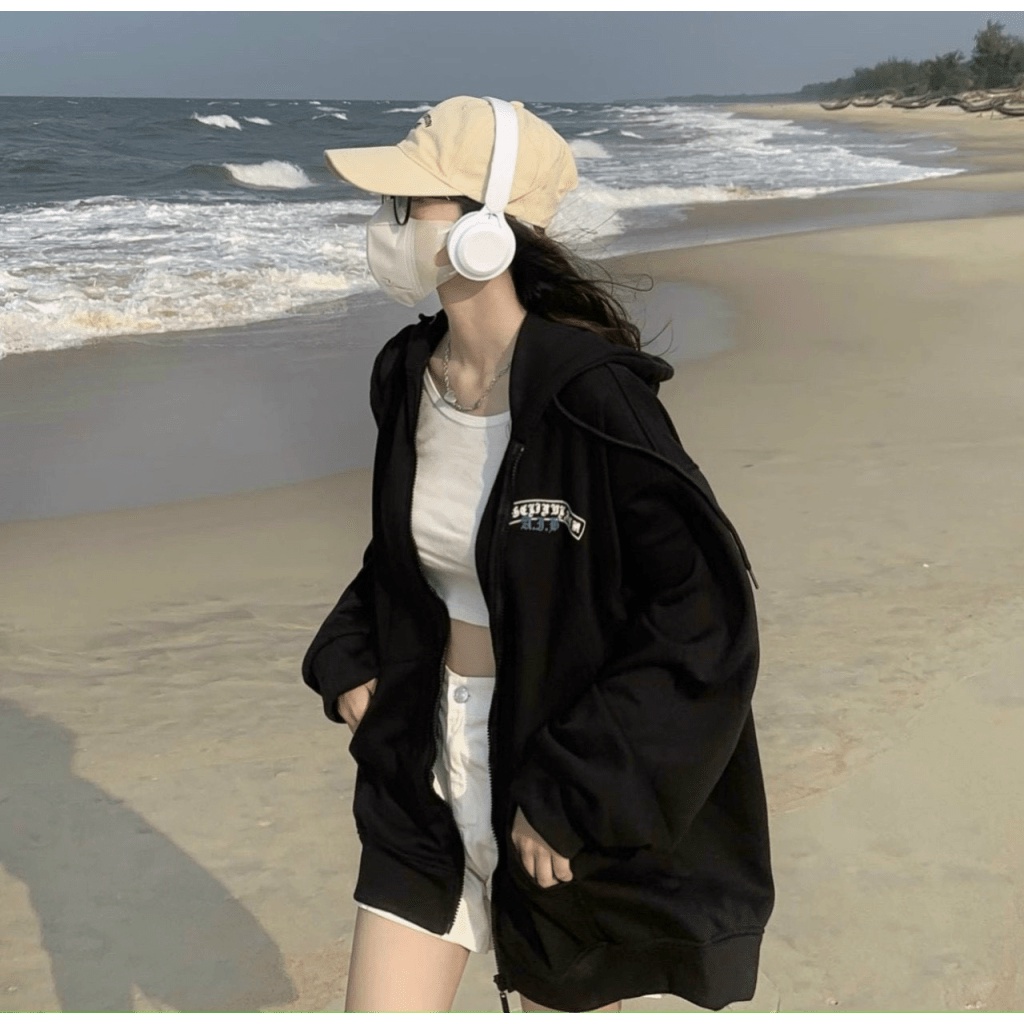 (HCM) ÁO HODDIES FORM RỘNG DÂY KÉO - THỜI TRANG THU ĐÔNG SIÊU HOT TT GENZ CHO CÁC BẠN TRẺ KOKO MI FASHION