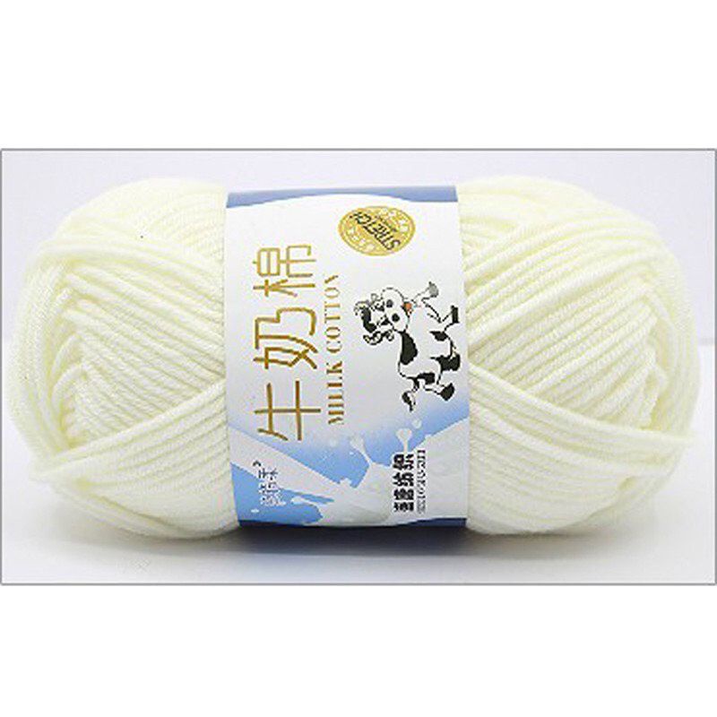 Len milk cotton cuộn 50g - đan móc len