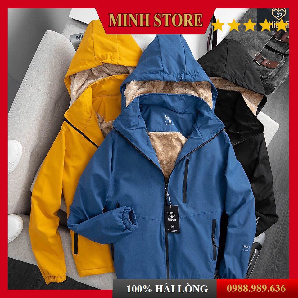 ÁO GIÓ NAM NỮ 2 LỚP LÓT NỈ CAO CẤP, ÁO KHOÁC NAM NỮ LÔNG CỪU CẢN GIÓ CHỐNG NƯỚC AG02 - MINHSTORE