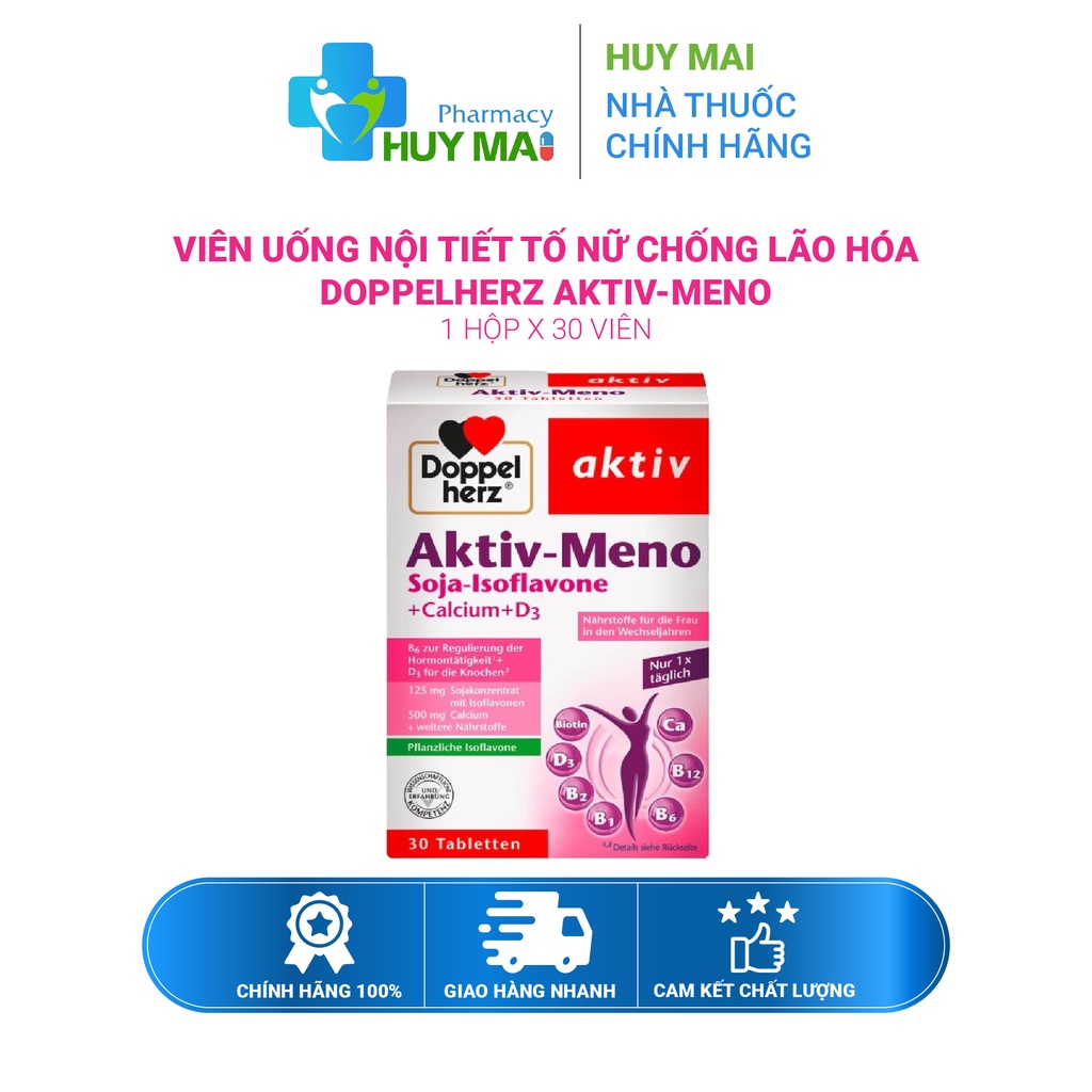 Viên uống nội tiết tố nữ chống lão hóa Doppelherz Aktiv-Meno Hộp 20 viên