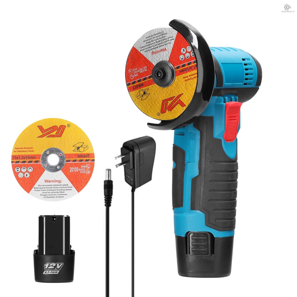 Máy Mài Đánh Bóng Gỗ / Gạch Men Cầm Tay 12V Đa Năng Có Thể Sạc Lại DIY