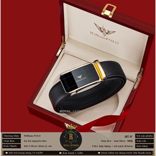Thắt lưng nam cao cấp WilliamPOLO , dây nịt nam cao cấp ROYAL.ARTDUCDO - ART07