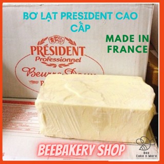 Bơ lạt President - Bơ LẠT Pháp làm bánh (Butter Unsalt)