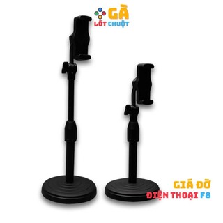 Giá đỡ điện thoại để bàn, kẹp điện thoại livestream xoay 360 độ xem video livestream - GÀ LÓT CHUỘT
