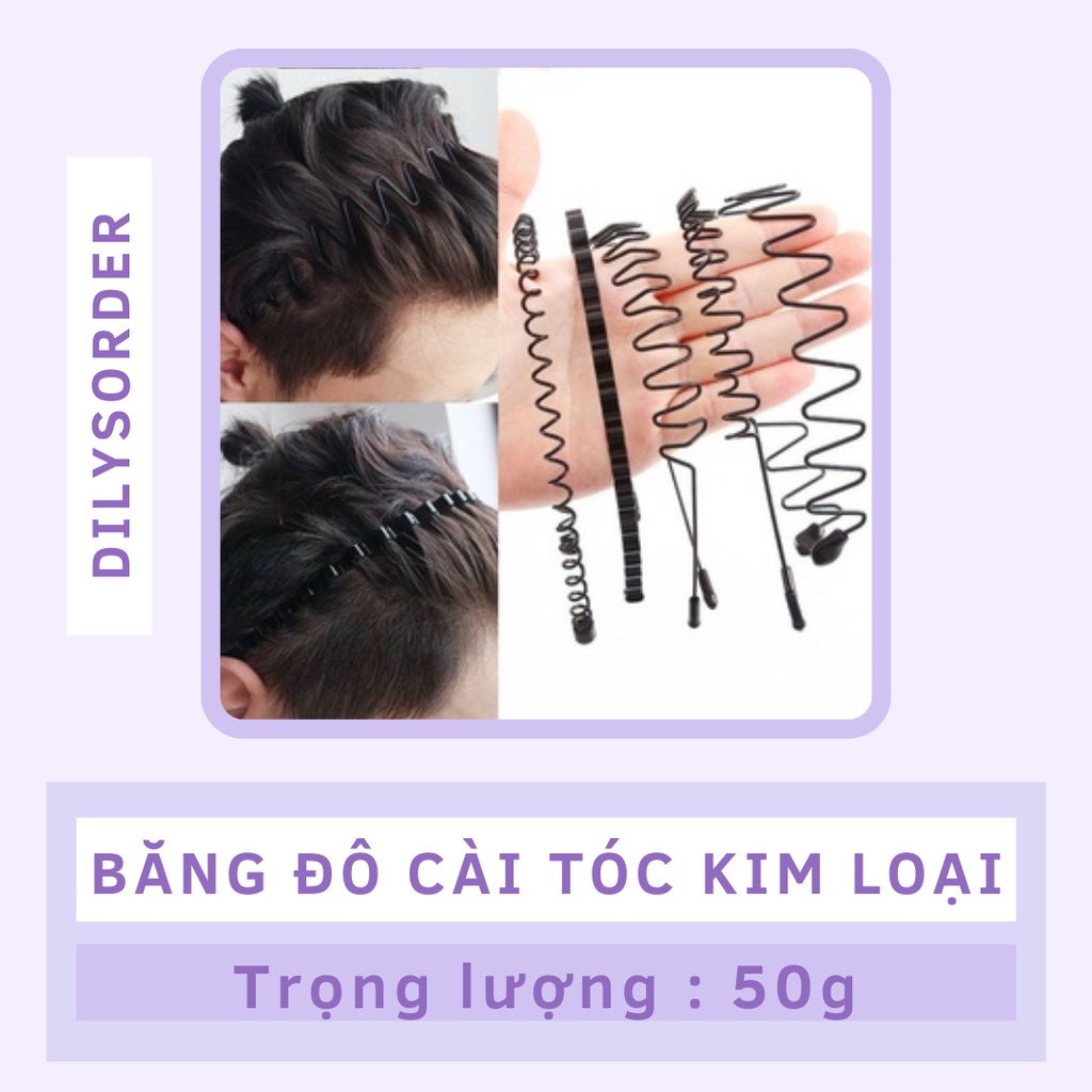 Băng Đô Cài Tóc Kim Loại Lượn Sóng Băng Đô Lượn Sóng Cài Tóc Lượn Sóng Băng Đô Kim Loại Lớp phủ kim loại