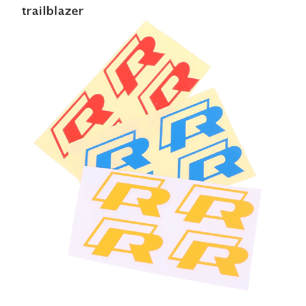 Set 4 Miếng Dán Đề Can Đồ Họa Xe Đuarailblazer UIO