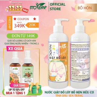 Nước Giặt Xã Bồ Hòn Moleaf tinh dầu Hoa Cam 2000ml
