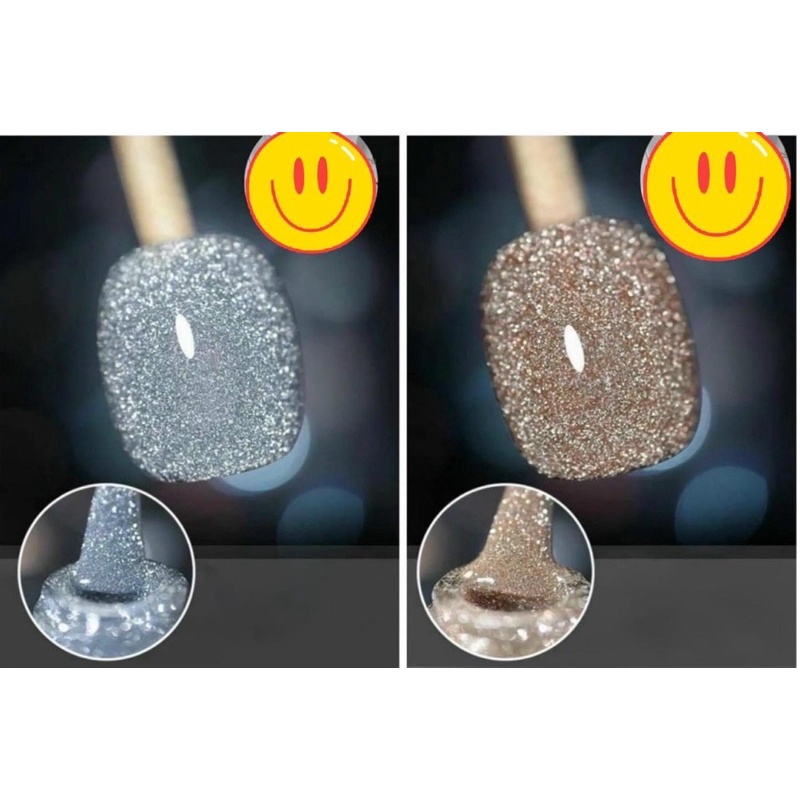 Sơn gel nhũ flash vendeeni 2 màu vàng bạc chính hãng