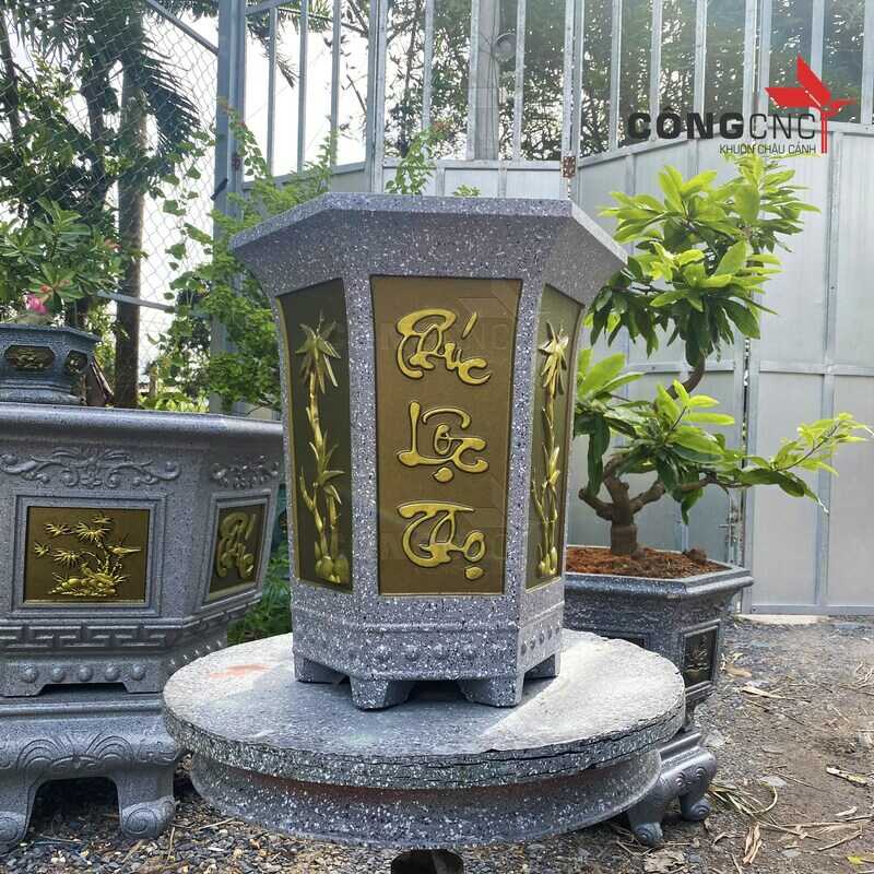 Combo khuôn chậulục giác ly 35 và chân đôn tròn cao 45