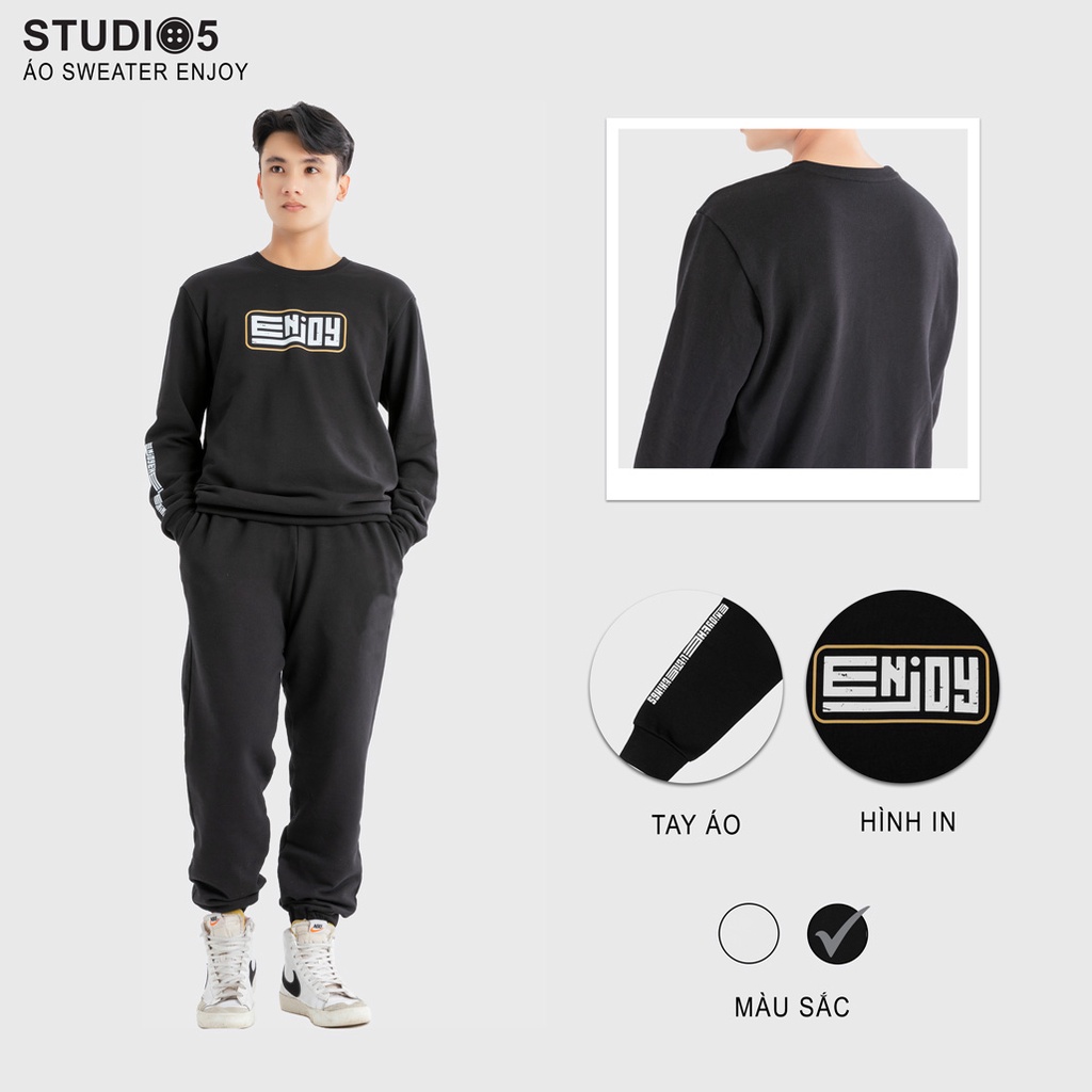 Áo Sweater Beesmart Tay Dài Enjoy