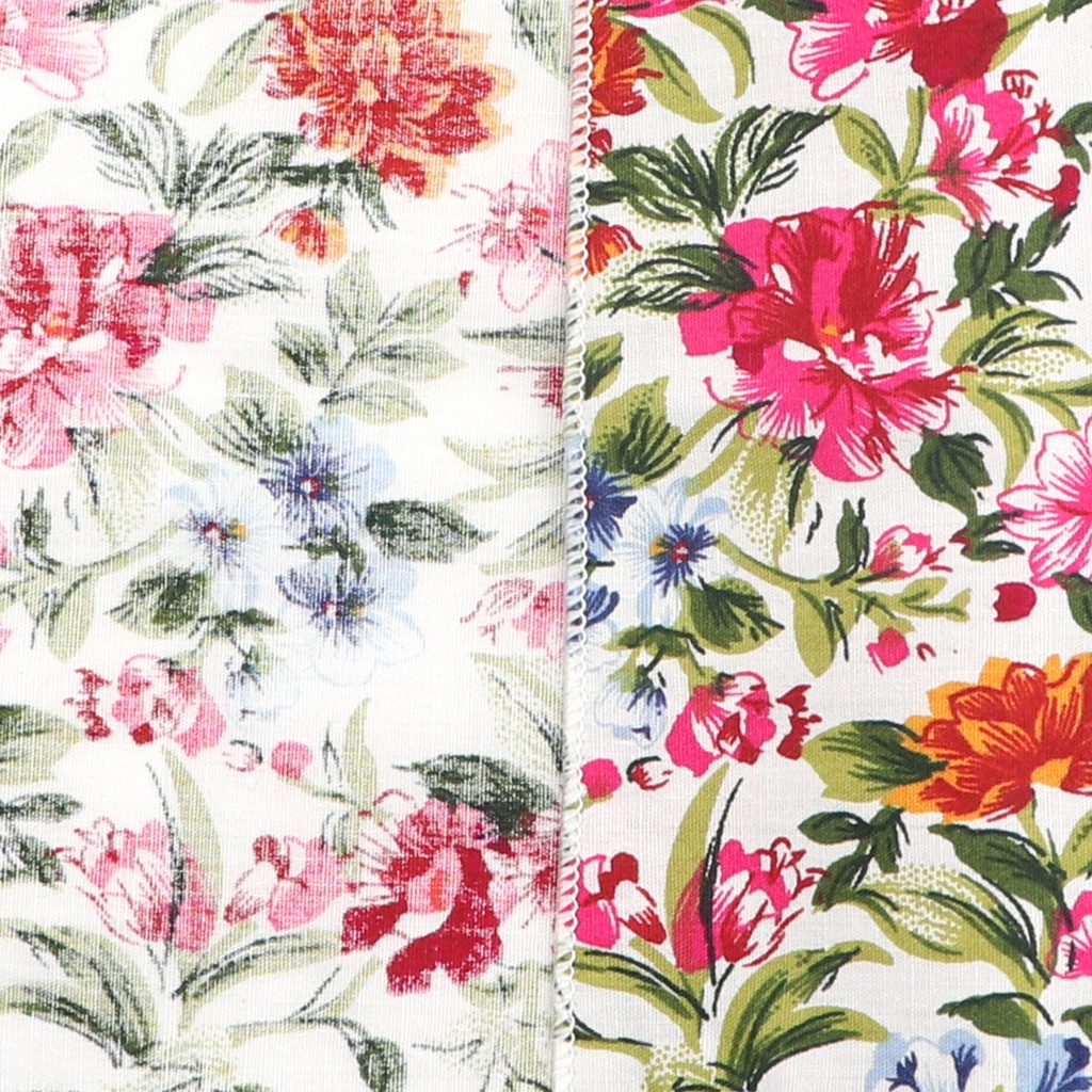 Khăn Tay 100% Cotton Mềm Mại In Họa Tiết Hoa Hồng Phong Cách Vintage Cho Nam Nữ