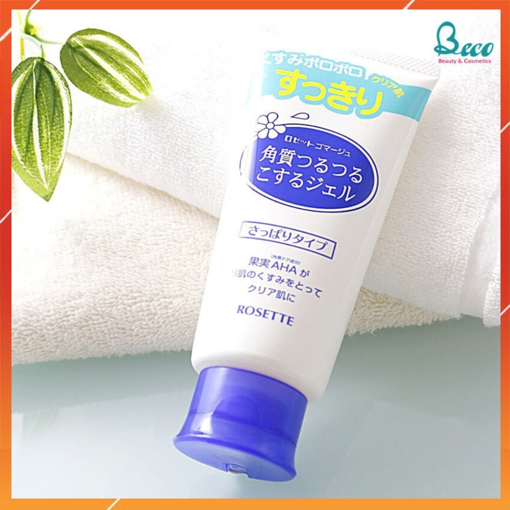 Gel tẩy tế bào chết dành cho da dầu, da mụn, da khô và mọi loại da Rosette peeling gel 120g