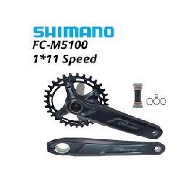 Giò dĩa cốt rỗng Shimano Deore  FC-M5100 11 tốc độ