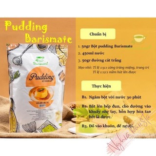 Bột Pudding pha sẵn đủ mùi hiệu Barismate 1Kg
