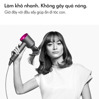 [Độc quyền 20H-22H30 25.10 Duy Thẩm x Dyson] Máy Sấy Tóc Dyson Supersonic™ HD08 (Iron/Fuchsia)