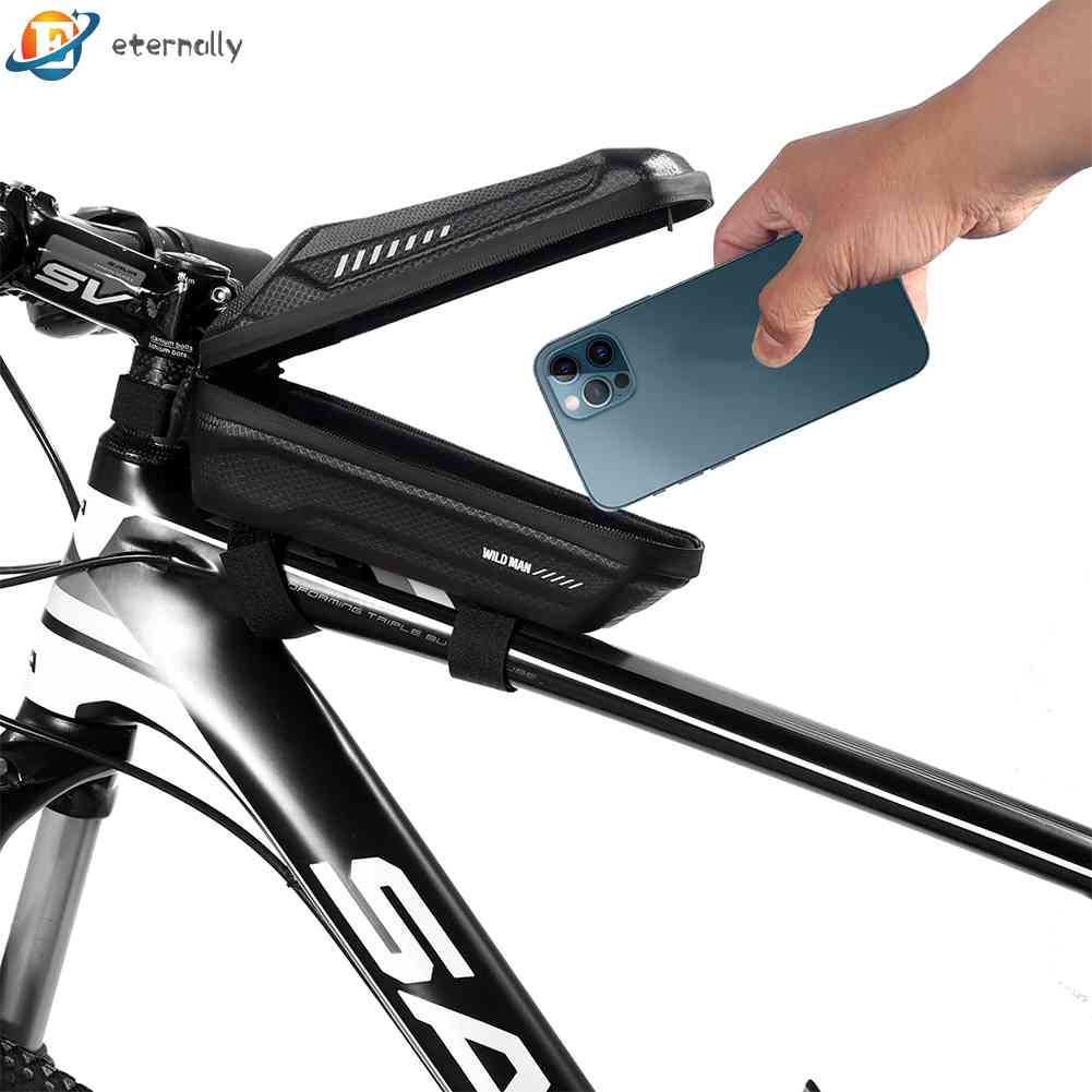 Túi Đựng Đồ Vỏ Cứng Chống Nước Gắn Khung Trước Xe Đạp Leo Núi