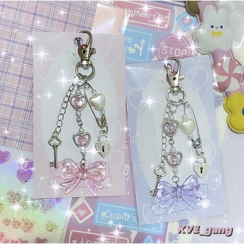 Keyring móc khoá handmade trang trí balo, collect book,… siêu xinh✨💖