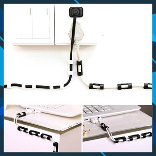 Nẹp dây điện, dây cáp loại lớn vỉ 20 nẹp dây điện gia đình, vỉ nẹp dây điện 5s gọn gàng