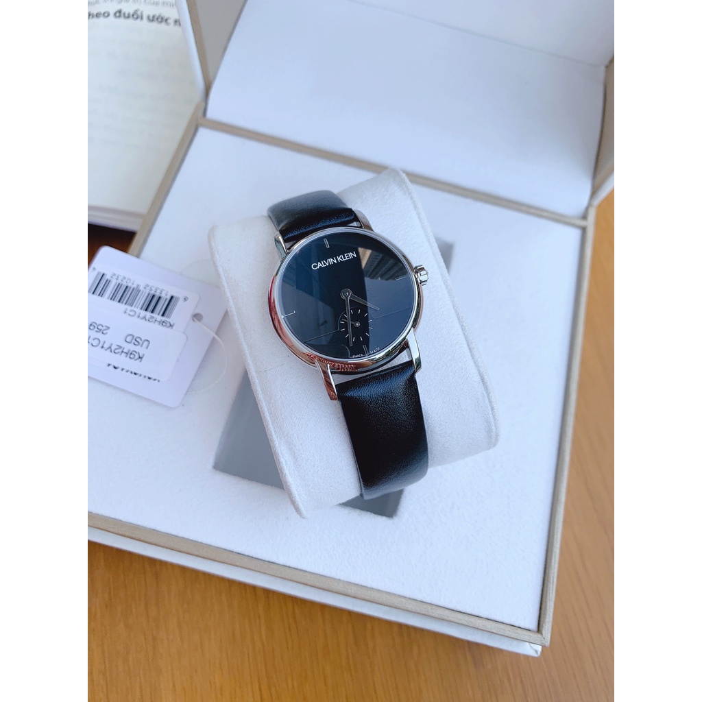 Đồng hồ nữ dây da Calvin Klein K9H2Y1C1