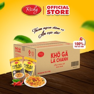  Thùng Khô Gà Lá Chanh Richy (24 lọ/thùng)