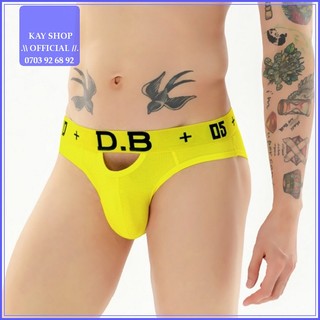 [HOT NEW] Quần lót nam tam giác sexy FASHION DB thun cotton - Quần sịp nam độc đáo tôn mông