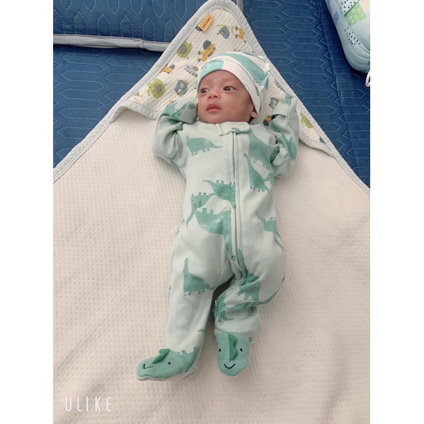 Bộ body dài liền chân cho trẻ sinh non thiếu tháng ✨𝙎𝙞𝙯𝙚 𝙧𝙞𝙚̂𝙣𝙜✨vải sợi sợi 100% cotton 𝗰𝗮𝗼 𝗰𝗮̂́𝗽