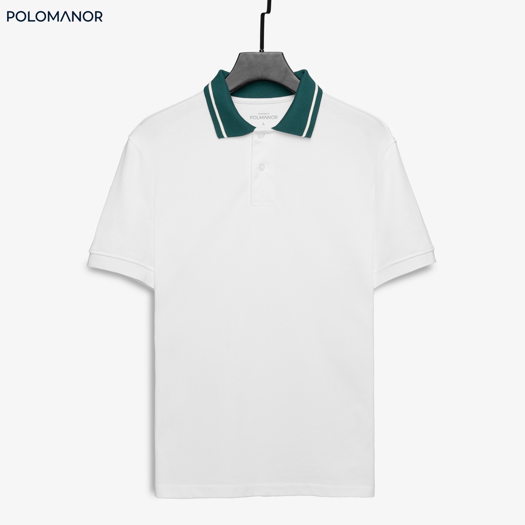 Áo Polo nam có cổ UGO-GREEN vải cá sấu cotton CMC, nam tính, thanh lịch, sang trọng - POLOMANOR